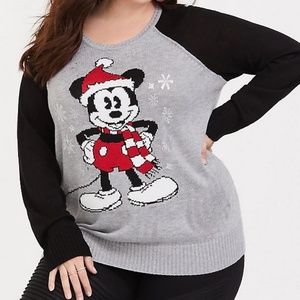 Torrid DISNEY HOLIDAY MICKEY MOUSE SWEATER size 4x